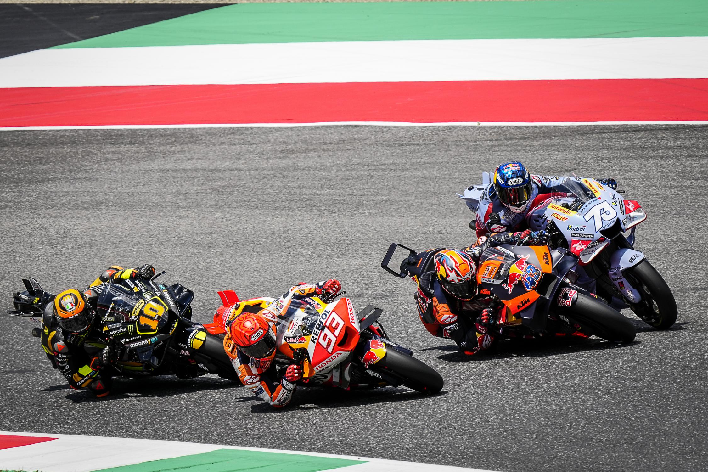 Alex Marquez, Jack Miller, Marc Marquez, Luca Marini