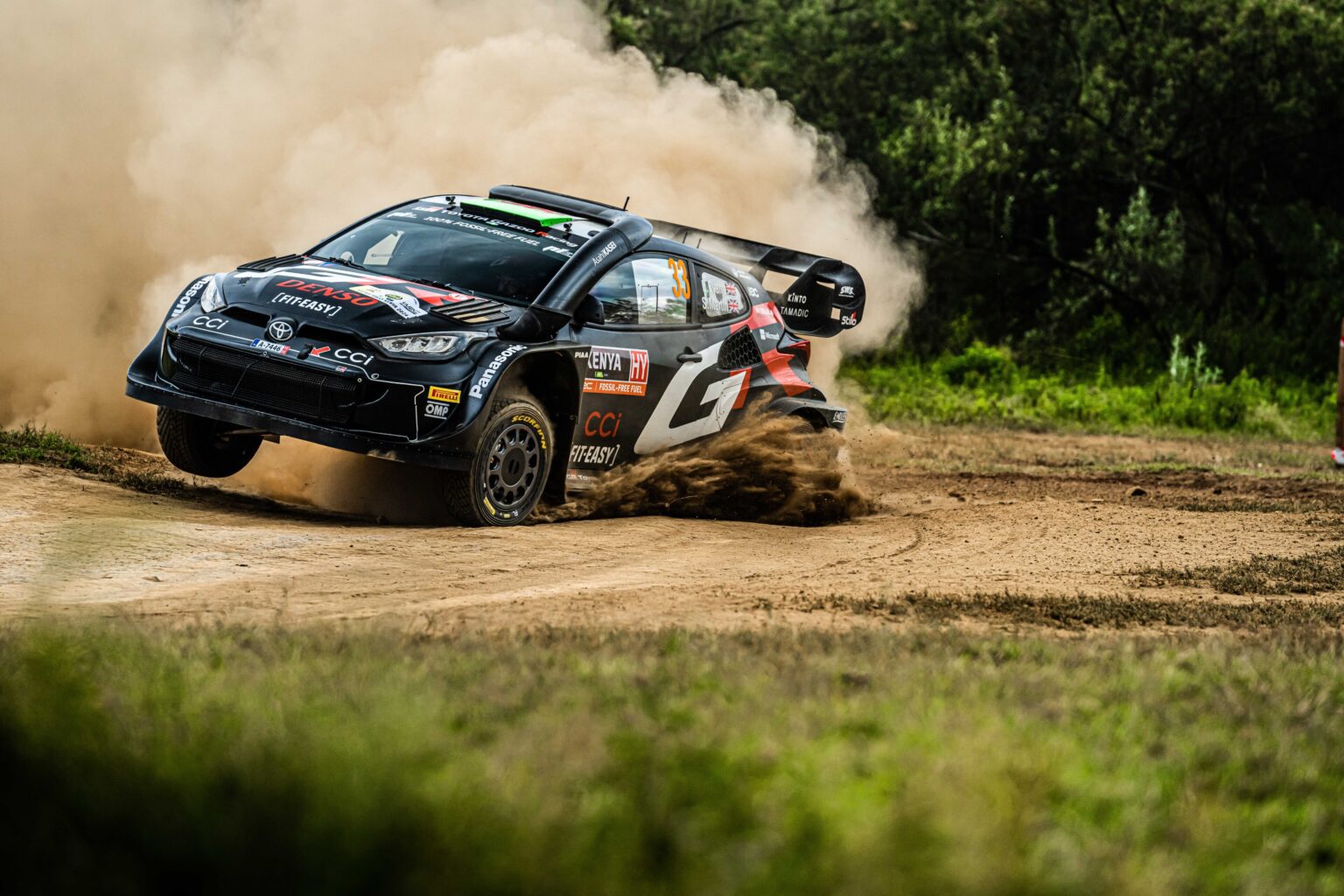 Elfyn Evans (GBR) y Scott Martin (GBR) de Toyota Gazoo Racing