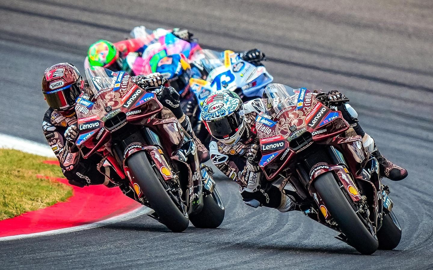 02 francesco bagnaia, marc marquez, ducati lenovo team