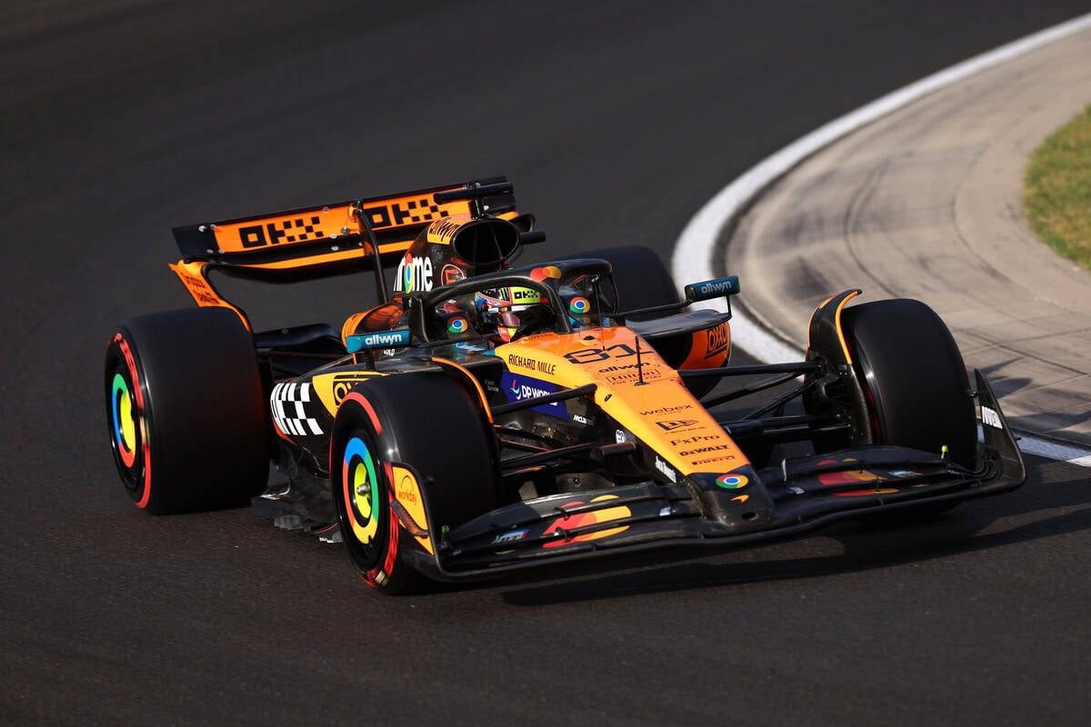 02ac oscar piastri y su mclaren mcl39 logran una importante pole.