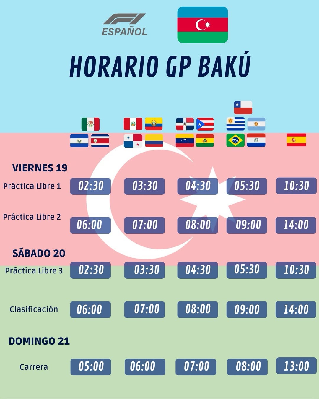 06 horarios
