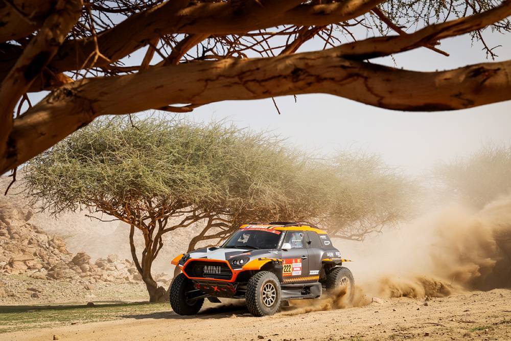 El Mini de Mevius triunfa en el inicio del Rally Dakar