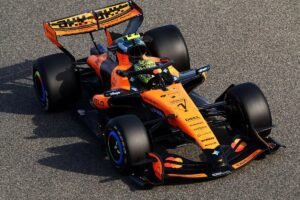 Norris marcó el segundo mejor tiempo del test con 1:32.871