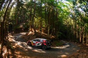 Nada conforme está Sébastien Ogier tras finalizar la primera etapa del rally nipón a pesar de estar tercero y no muy lejos
