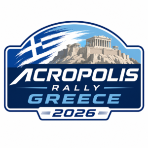 Logo oficial rally Acropolis 2026