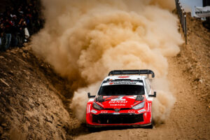 El muy buen piloto Takamoto Katsuta no solamente buscará mantener su segundo lugar sino el de ir por la punta del WRC