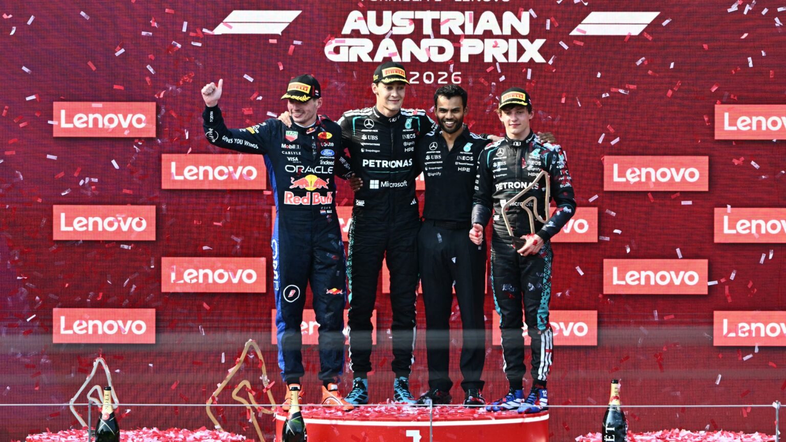 George Russell obtiene el GP de Austria y se acerca a la punta del Campeonato Mundial de F1