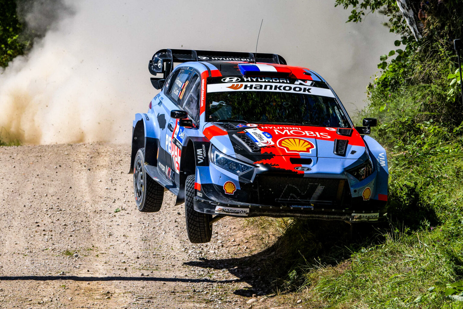 Ocupa el tercer lugar provisoriamente el francés Adrien Fourmaux con el Hyundai i20 N Rally1, lo que lo ha dejado contento.