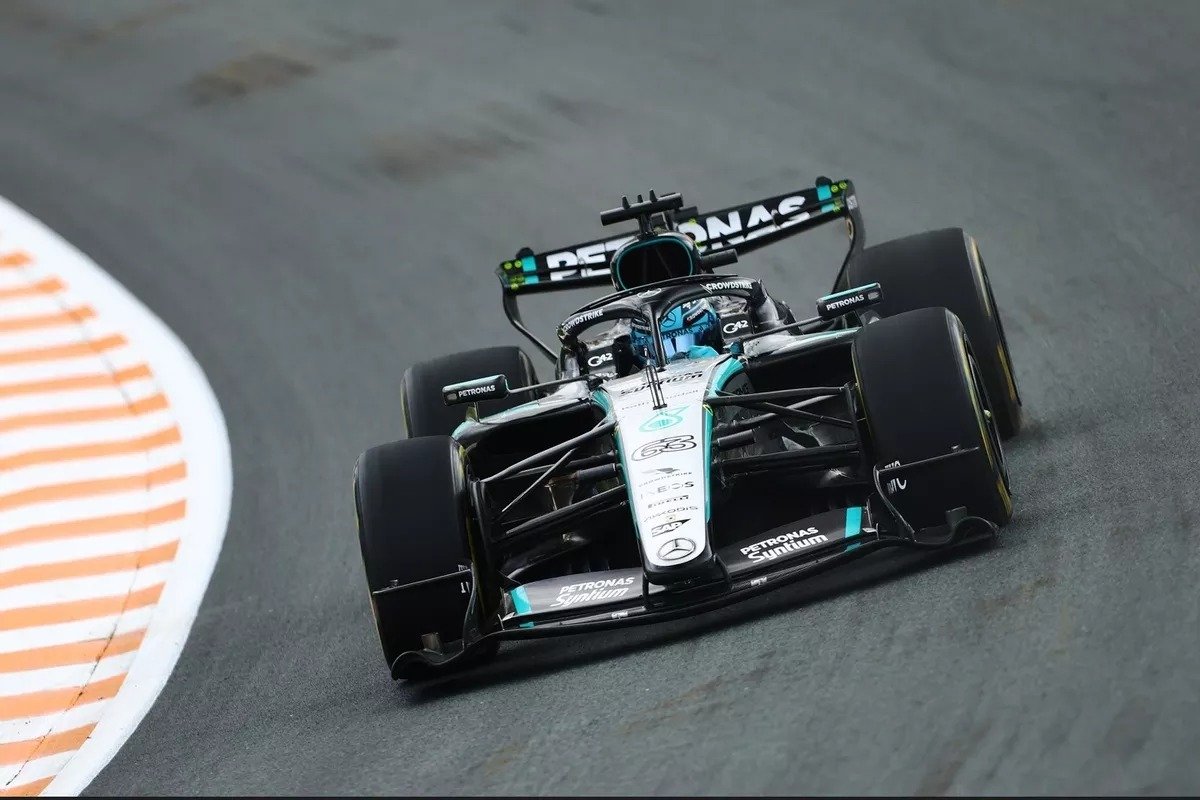 Tras el parate del verano, la clasificación para el Sprint del GP de Países Bajos fue para el inglés de Mercedes, George Russell