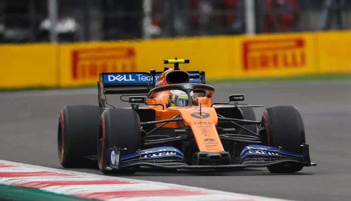 Lando Norris y su McLaren estuvo siempre entre los primeros durante las tres Qualy.