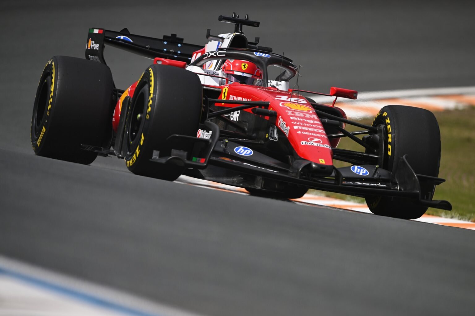 La mejor Ferrari fue el monegasco Charles Leclerc al obtener el tercer tiempo