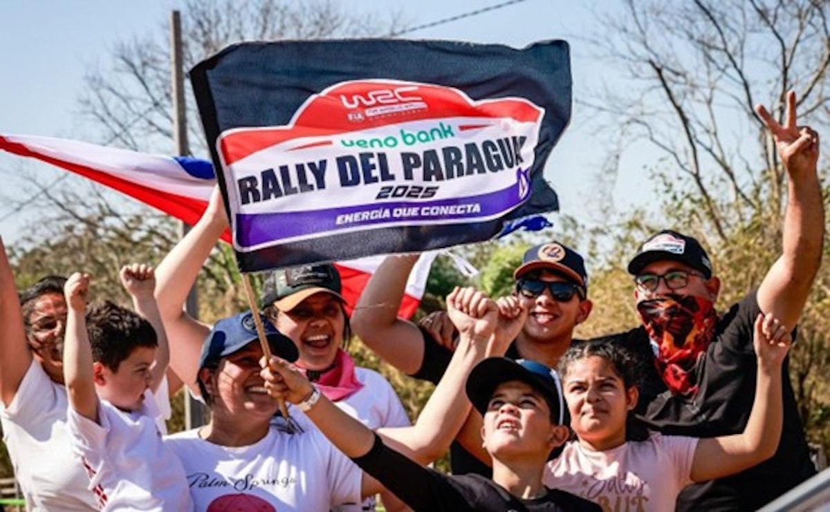 La Fan Zone de Encarnación ya se llena de público días antes del shakedown, reflejo del crecimiento del rally en su segunda edición