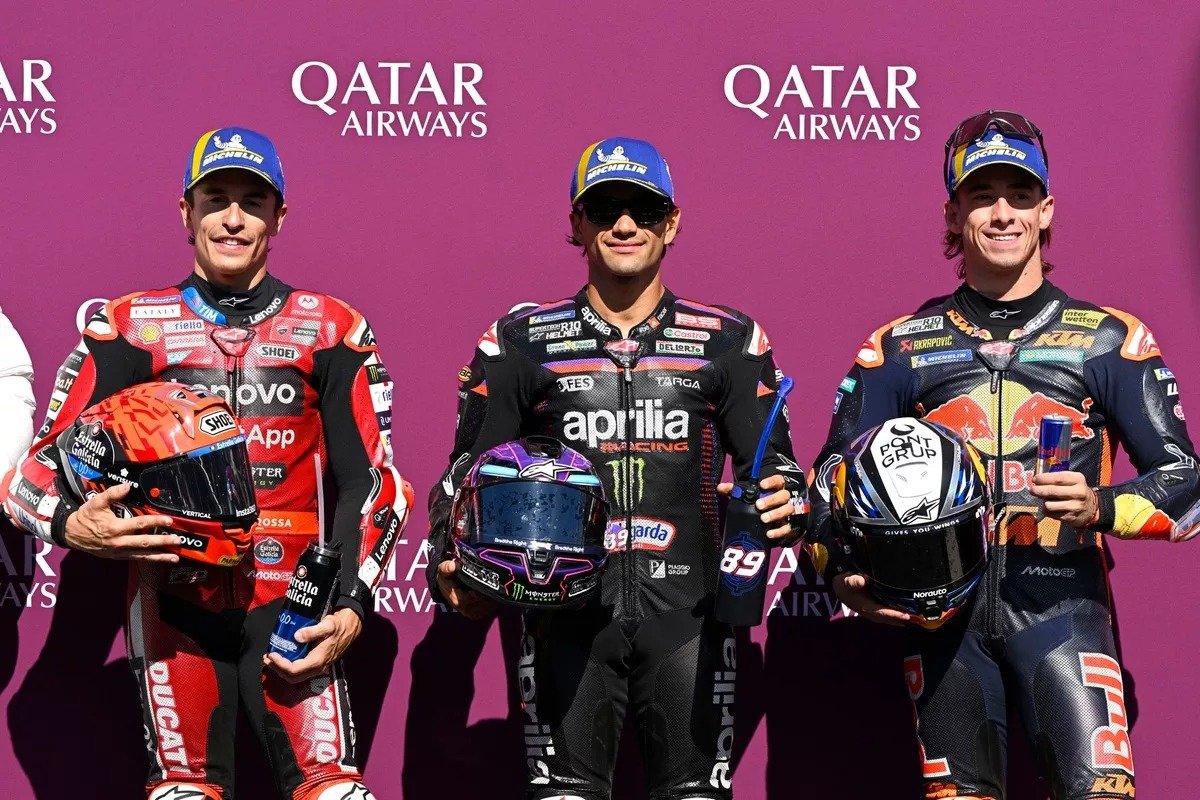 Podio del Sprint en Austria. Martín suma ahora 286 puntos contra los 283 de Márquez