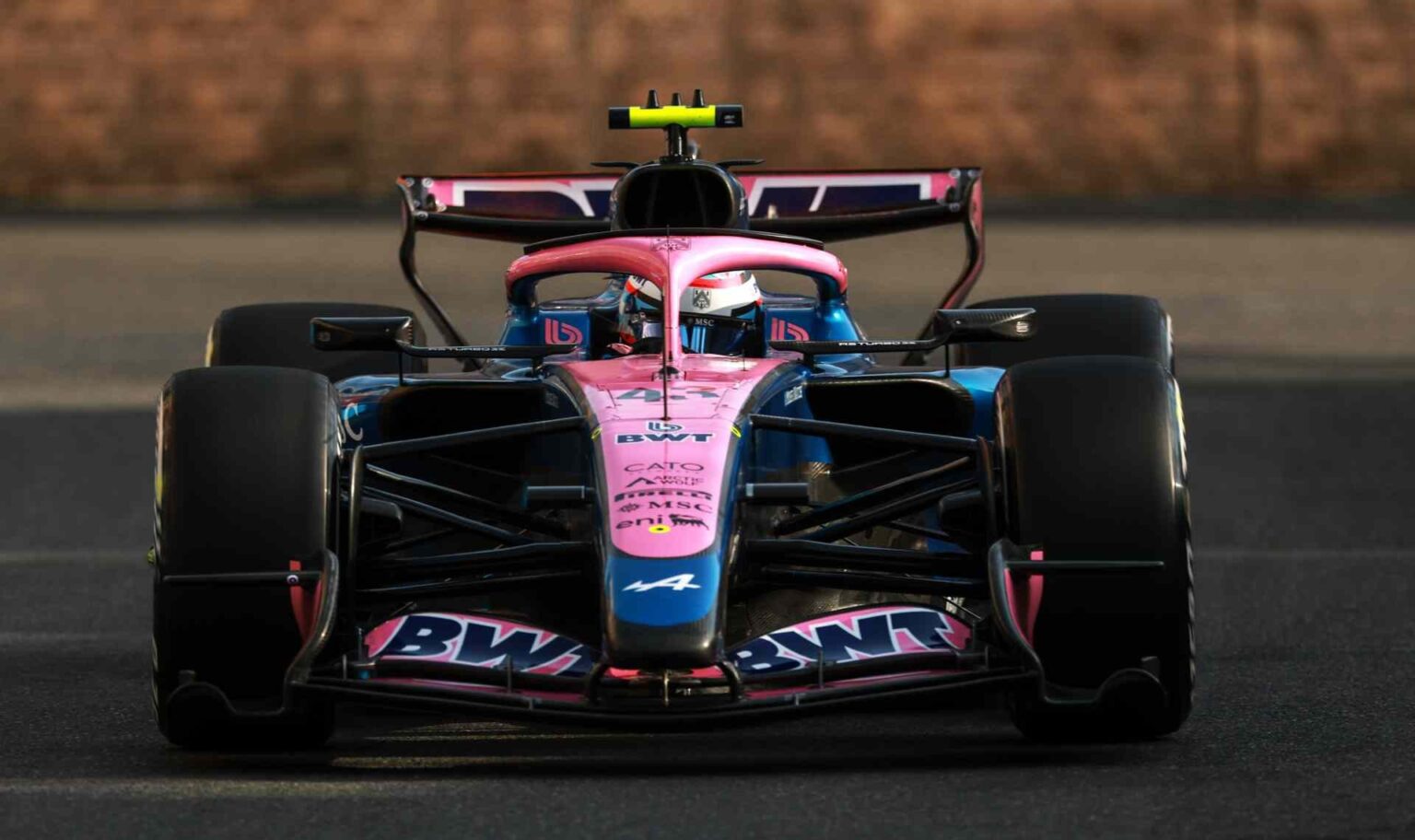 Franco Colapinto al límite con el Alpine A526 en la Q3